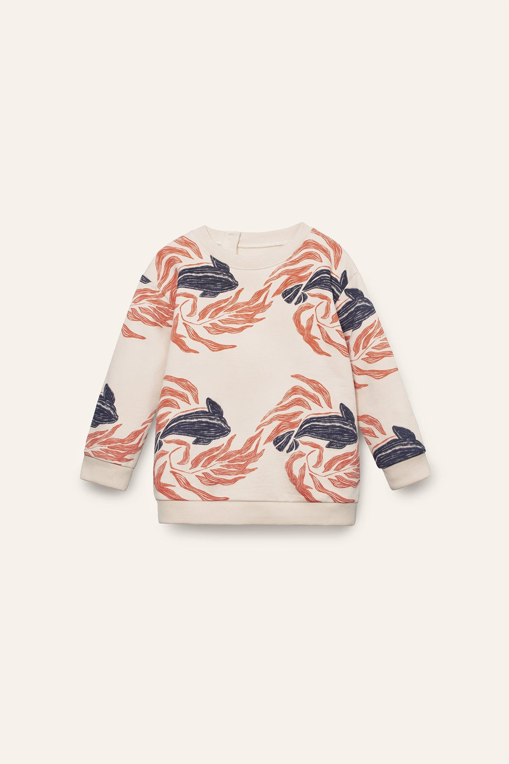 Ekologisk Sweatshirt WHALE