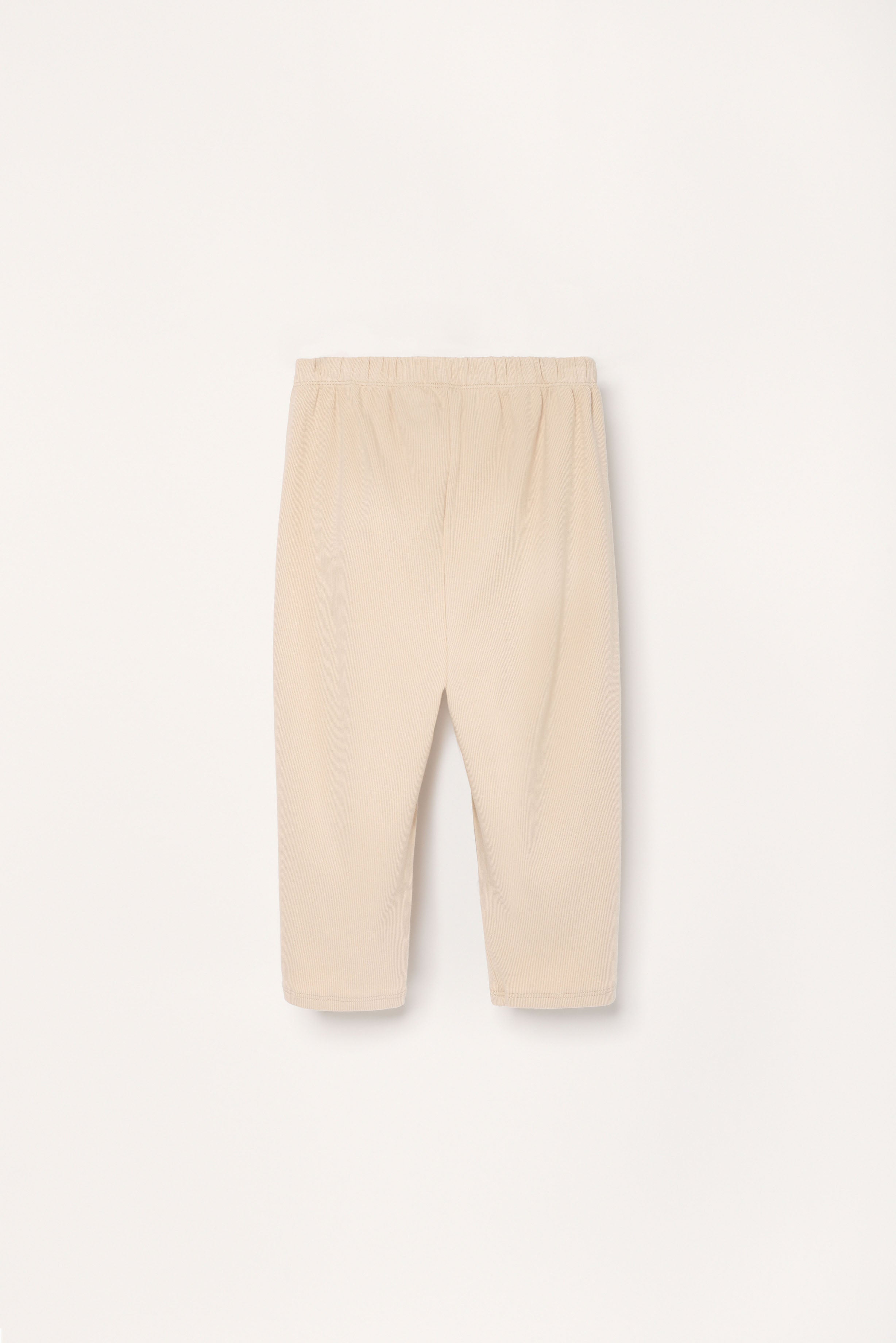Ribbed sand lounge pants