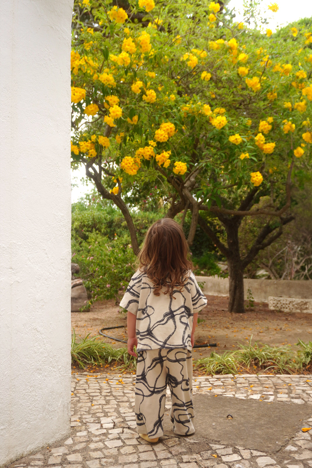 Boxy Kids Pants - Wind