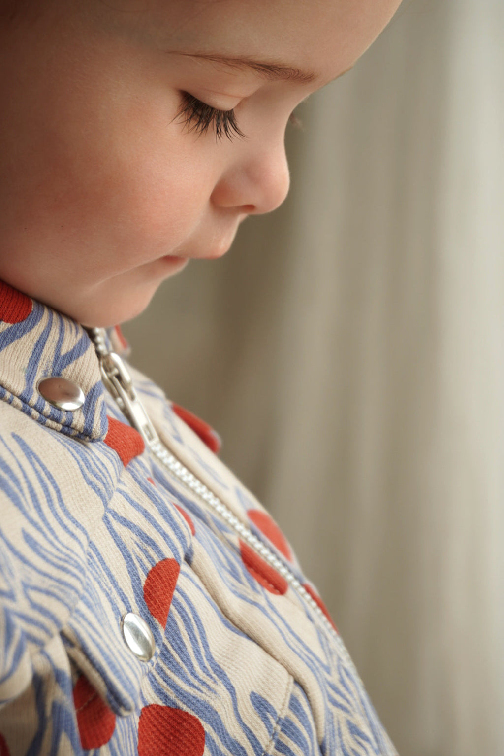 Kids Jersey Jacket - WINTER BERRIES