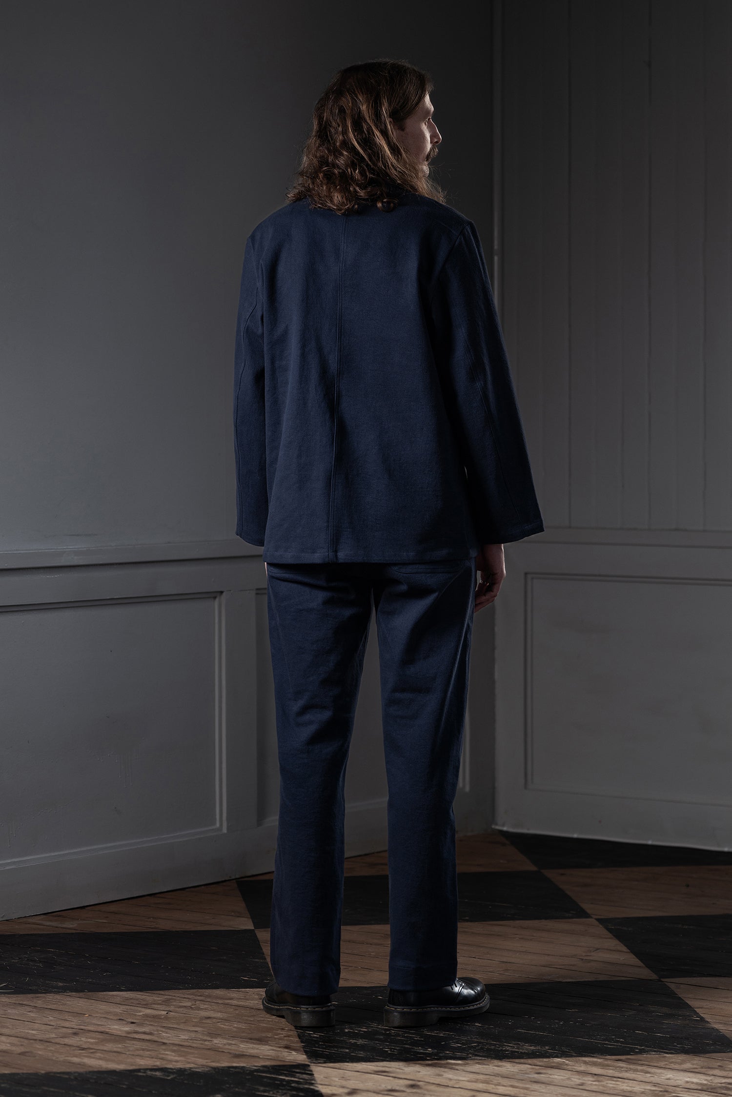 CHORE JACKET - CANDIANI DENIM, DARK NAVY