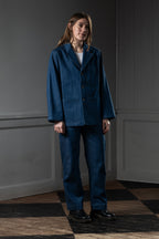 CHORE JACKET - ORTA DENIM, MID BLUE