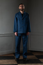CHORE JACKET - ORTA DENIM, MID BLUE