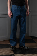 STRAIGHT-LEG MEN'S TROUSERS - ORTA DENIM, MID BLUE