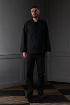 CHORE JACKET - HERRINGBONE, BLACK
