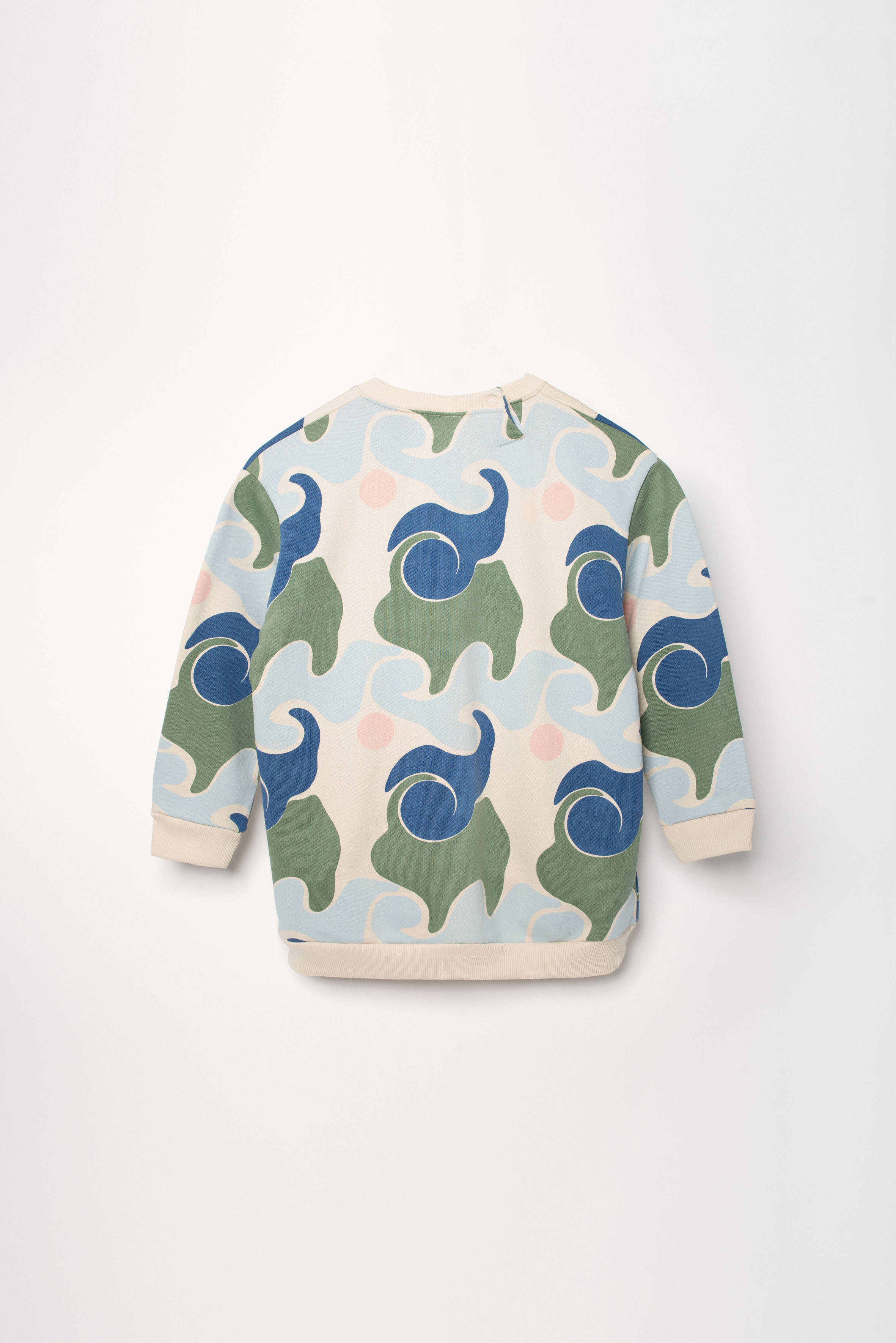 Sweatshirt with wave print